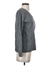 Karen Scott 100% Cotton Gray Pullover Sweater Size S - photo 4