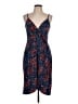 CeCe Print Blue Cocktail Dress Size 12 - photo 1
