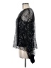 Pilcro 100% Polyester Black Long Sleeve Blouse Size M - photo 5
