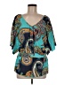 Metrostyle Teal 3/4 Sleeve Blouse Size M - photo 1