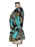 Metrostyle Teal 3/4 Sleeve Blouse Size M - photo 5