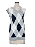 Old Navy 100% Cotton Argyle Blue Sweater Vest Size S - photo 1