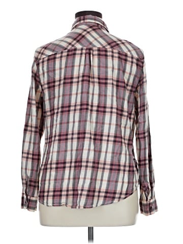 Faded Glory Long Sleeve Button-Down Shirt (view 2)