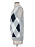 Old Navy 100% Cotton Argyle Blue Sweater Vest Size S - photo 5