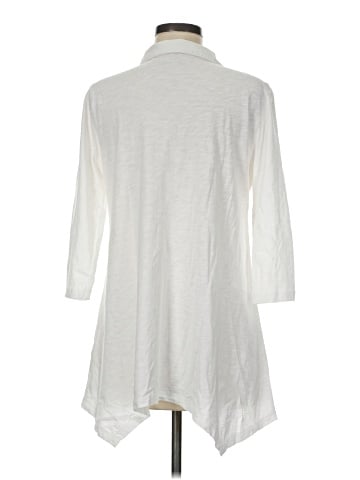 Soft Surroundings 3/4 Sleeve Button-Down Shirt (view 2)