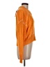 Line & Dot Solid Orange Pullover Sweater Size M - photo 4