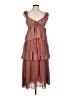 Seni & Cade 100% Polyester Brown Cocktail Dress Size M - photo 1