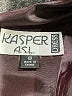 Kasper A.S.L. 100% Polyester Brown Short Sleeve Top Size 8 - photo 7