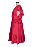 Max Studio 100% Polyester Solid Red Casual Dress Size M (estimated) - photo 5