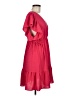 Max Studio 100% Polyester Solid Red Casual Dress Size M (estimated) - photo 4