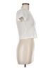 Open Edit 100% Polyester Ivory Short Sleeve Top Size M - photo 4