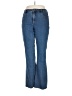 Hannah Chevron-herringbone Blue Jeans Size 12 - photo 1