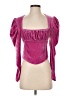 Free People Pink 3/4 Sleeve Blouse Size S - photo 1