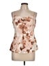 Express 100% Polyester Tan Sleeveless Blouse Size L - photo 1