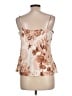 Express 100% Polyester Tan Sleeveless Blouse Size L - photo 2