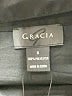 Gracia 100% Polyester Print Black Long Sleeve Blouse Size S - photo 7
