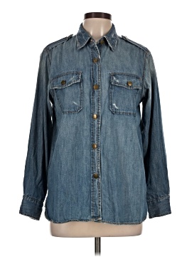Current/Elliott Long Sleeve Button Down Shirt