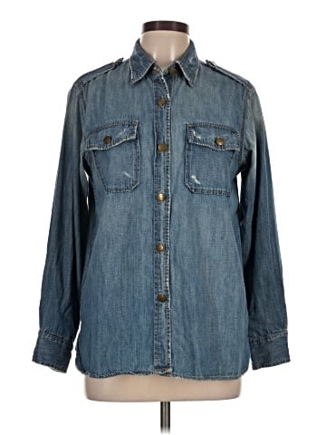 Current/Elliott Long Sleeve Button-Down Shirt (view 1)