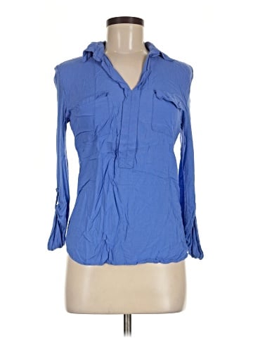 Vintage Havana Long Sleeve Polo (view 1)