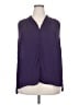 Dani 100% Polyester Purple Sleeveless Blouse Size 2X - photo 1