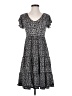 Max Studio Floral Gray Casual Dress Size XS - photo 1