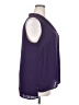 Dani 100% Polyester Purple Sleeveless Blouse Size 2X - photo 4