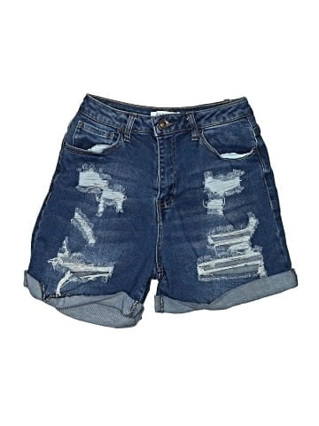 Wax Jean Denim Shorts (view 1)