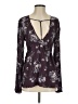 Full Tilt Purple Long Sleeve Blouse Size XS - photo 1