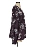 Full Tilt Purple Long Sleeve Blouse Size XS - photo 4