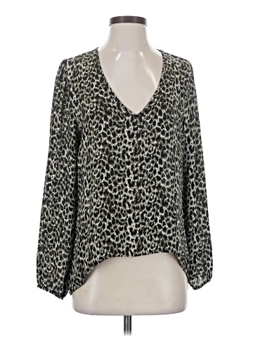 Aqua 3/4 Sleeve Blouse (view 1)