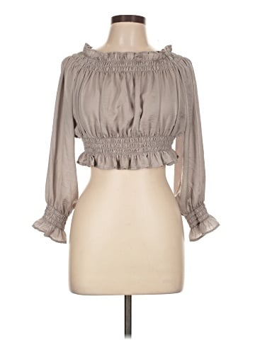 Olivaceous 3/4 Sleeve Blouse (view 1)
