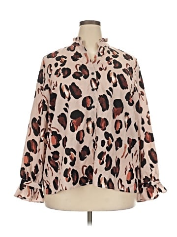 ELOQUII Long Sleeve Blouse (view 1)