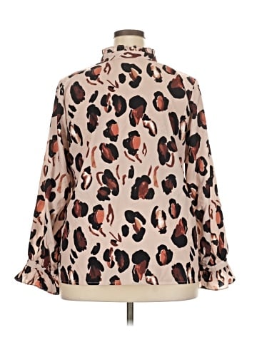 ELOQUII Long Sleeve Blouse (view 2)