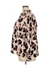 ELOQUII 100% Polyester Animal Print Ivory Long Sleeve Blouse Size 18 Plus - photo 5