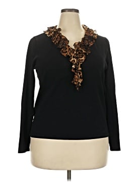 Jones New York Signature Long Sleeve Blouse (view 1)