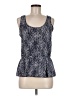 Aqua 100% Polyester Blue Sleeveless Blouse Size M - photo 1
