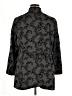 DressBarn 100% Polyester Paisley Black Coat Size 16W - photo 2