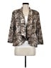 Kenar Animal Print Brown Gold Blazer Size M - photo 1