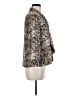 Kenar Animal Print Brown Gold Blazer Size M - photo 4