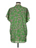 First Love 100% Polyester Green Short Sleeve Blouse Size M - photo 2