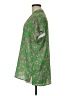 First Love 100% Polyester Green Short Sleeve Blouse Size M - photo 5