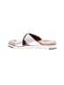 Ugg 100% Leather Silver Sandals Size 8 - photo 1