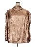 Future Collective 100% Polyester Gold Long Sleeve Turtleneck Size 2X - photo 1