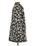 Ann Taylor LOFT Animal Print Gray Coat Size L - photo 4