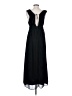 H&M 100% Polyester Black Cocktail Dress Size S - photo 2