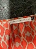 Three Eighty Two 100% Polyester Orange Sleeveless Blouse Size XS - photo 7