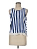 Hazel 100% Cotton Blue Sleeveless Blouse Size M - photo 1