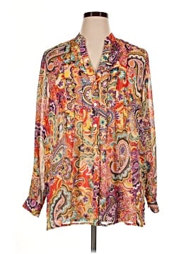 Susan Graver Long Sleeve Blouse (view 1)