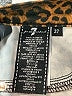 7 For All Mankind Animal Print Brown Casual Pants Size 27 waist - photo 4