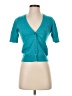 Caslon 100% Cotton Teal Cardigan Size XS - photo 1
